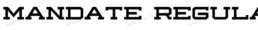 Mandate Regular字体转换 Mandate Regular字体转换